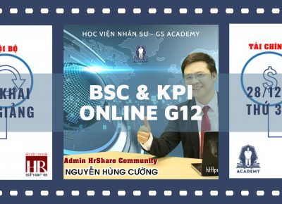 THÔNG BÁO MỞ LỚP KỸ THUẬT XÂY DỰNG VÀ TRIỂN KHAI BSC&KPI Online G12 – 28.12.2021