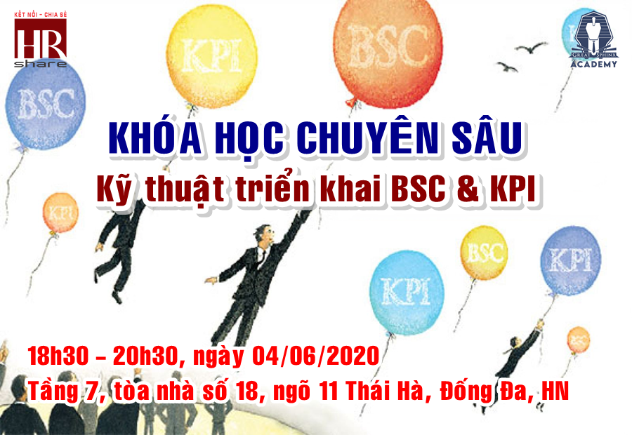 Khóa học Kỹ thuật triển khai BSC & KPI – Tháng 6/2020